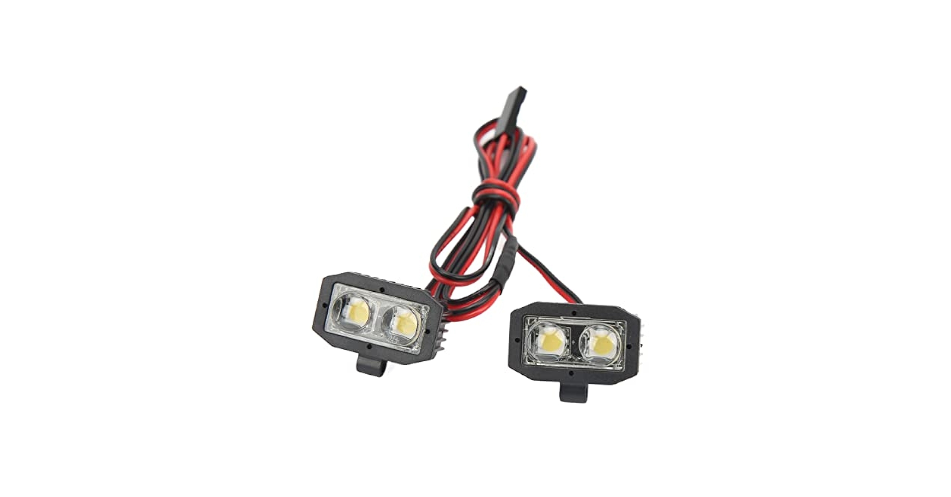 Amazon.co.jp: RCヘッドライト 4 LED ホワイト照明色