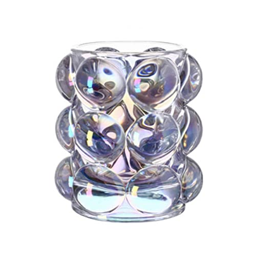 Porte-stylo en verre cristal clair style nordique élégant pour bureau