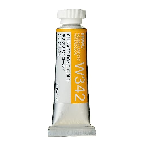 Holbein Artist Watercolor 15ml tube Quinacridone Gold (W342)
