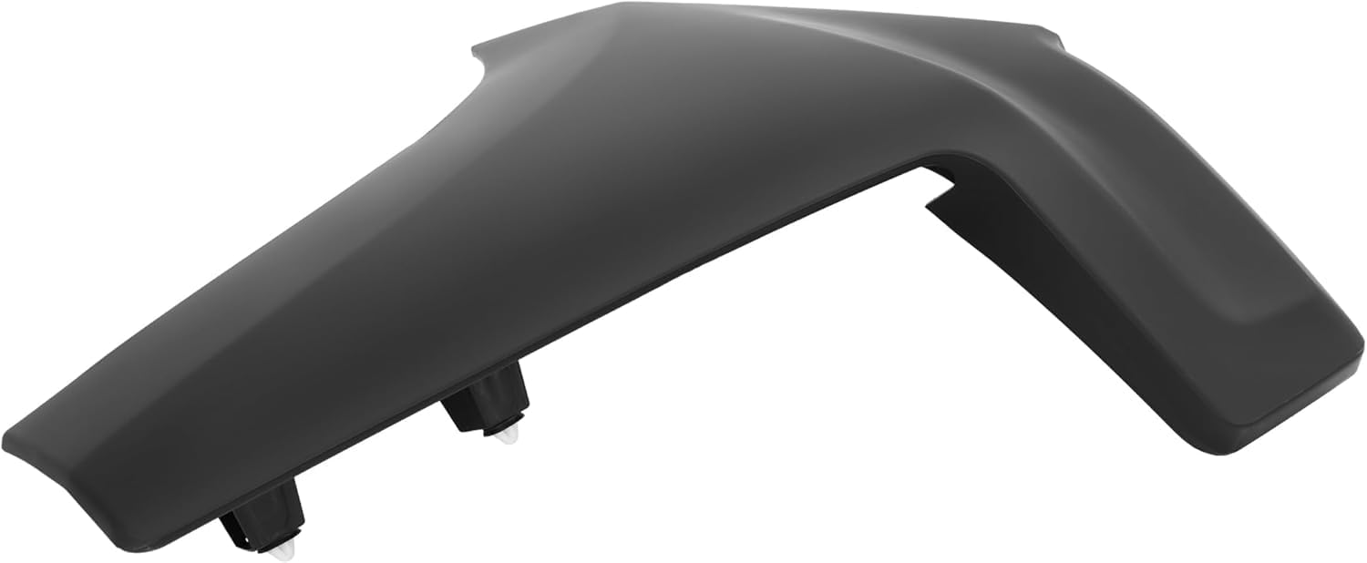 KUAFU Front Bumper End Cap Extension Trim Compatible with 2019-2022 Chevy Silverado 1500 Replacement for 84658018 GM1017110 Matte Black Painted Plastic Right Side