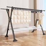 5. Occasions applicables : le séchoir à linge pliable convient à un usage domestique, au séchage sur balcon et à la chambre à coucher. Il peut être utilisé pour sécher des draps, des couettes, des vêtements, etc. à l'intérieur et à l'extérieur.