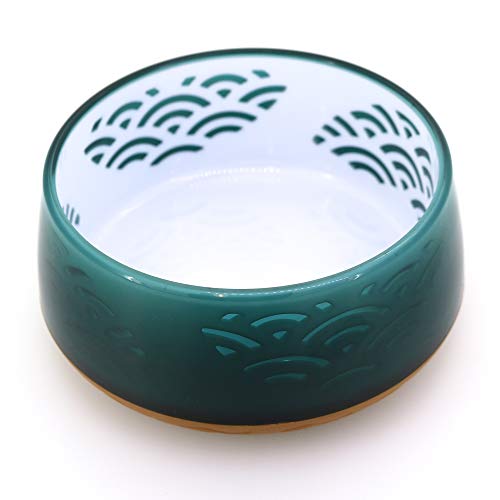 ドギーマン 和ぼうる 青海波 緑青色 M サイズ