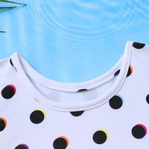 Image of Baby Swimsuit Girl Two Piece Bathing Suit Toddler Girls Summer Beach Ruffle Tankini Swimwear 1-7Y