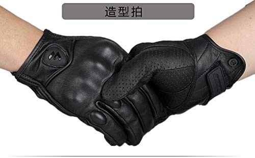 Guanti Da Moto Guanti da moto a dita intere in pelle motocross Bike Racing Riding