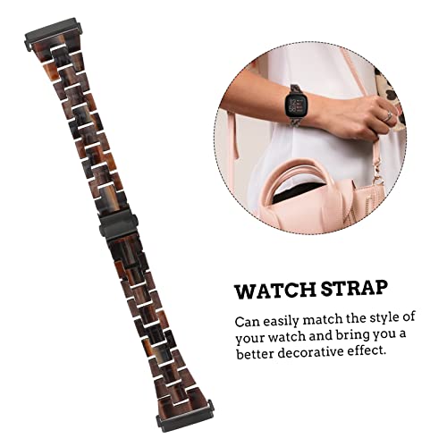 Elegant Resin Watch Band Replacement Strap for Watch Band Tortoise Dress up Accessory3