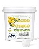 5 kg Ácido Cítrico anhidro natural 100% puro laboratorios LAC. Incluye cucharita dosificadora - DIASA