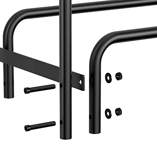 unho Kaminholzregal Aussen Metall, XXL Brennholzregal Außen, Feuerholzregal Outdoor Kaminholzunterstand, Kaminholzlager 233×35×118cm-9