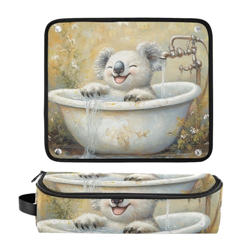 Estuche de viaje 2 en 1 para plancha y rizador de pelo miniatura 3