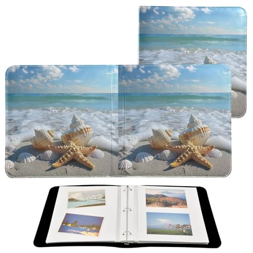 Álbum de Fotos Adhesivo para Manualidades, Álbum con Anillas de 3 Piezas, Libro de Recuerdos DIY con Cubierta de Poliuretano, 40 Páginas, Tamaño 8x10 pulgadas miniatura 2