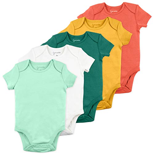 Image of Mac & Moon Organic Cotton 2-Pack Bodysuit in Furry Friends Print