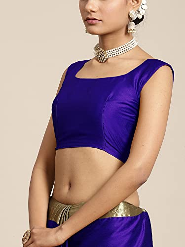 Image of AKHILAM Women's Aura Silk Woven Design Saree With Unstitched Blouse Piece (FF08AURA80 Parent)