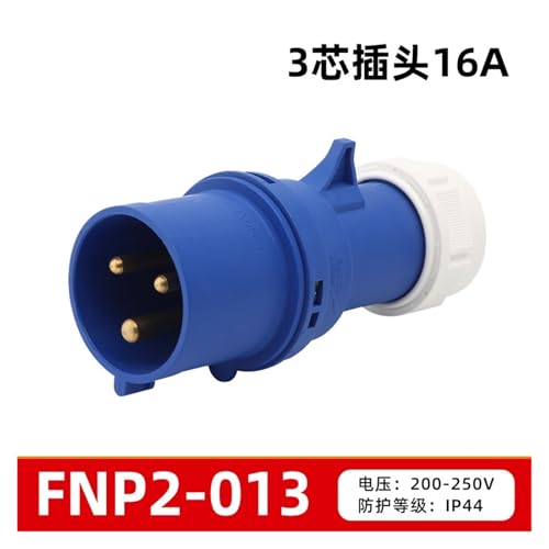 Conector Industrial 3 pines 16A 32A retardante al fuego miniatura 2