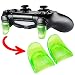 eXtremeRate 2 Pairs Green L2 R2 Buttons Trigger Extenders for PlayStation 4 PS4 JDM-030 Controller