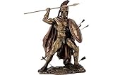  Leonidas The King of Sparta - Statua in bronzo a cold cast, 21 cm