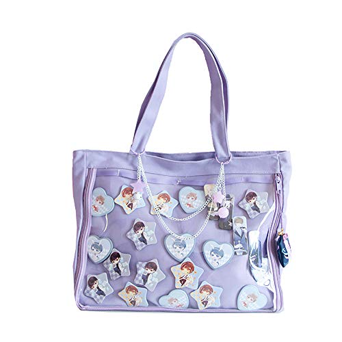 Sac à main épaule femme violet de taille 33 aux finitions raffinées et épurées