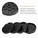 Klanata 4 Pack Car Jacking Lift Pads, Round Rubber Arm Pads for Vehicle Safety and Stability, Weightlifter Accessories, Compatible with Car Hoist Lift Pads, for Auto Repair
