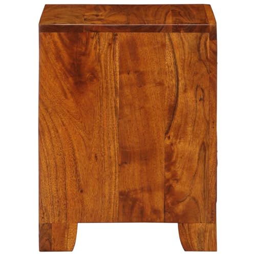 Table de Chevet Mangloder Petit Meuble de Rangement Bois d'Acacia - 3