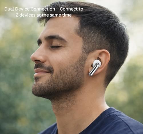 Image of Original for OnePlus Buds Pro 3 True Wireless Earbuds Built for Immersive Spatial Acoustics, Dynamic Bass Boost, Smart Noise Management, Rapid Pairing (White)