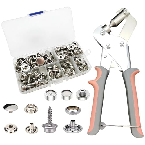 Pince à bouton-pression robuste Packool pour réparer facilement le cuir et les tentes