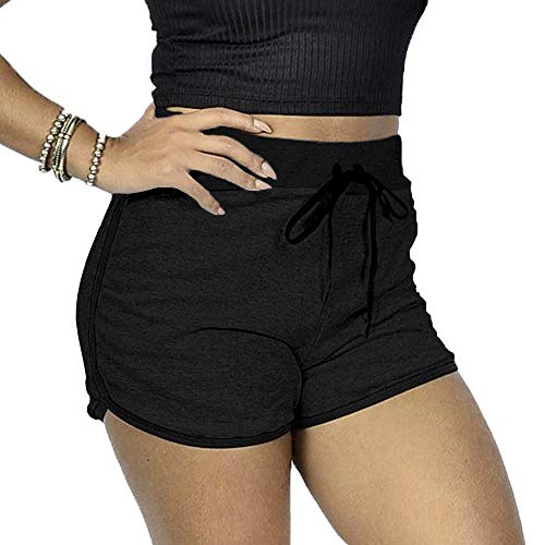 Kit 2 Short Feminino Básico Para Dia-a-Dia - Preto/Cinza - M