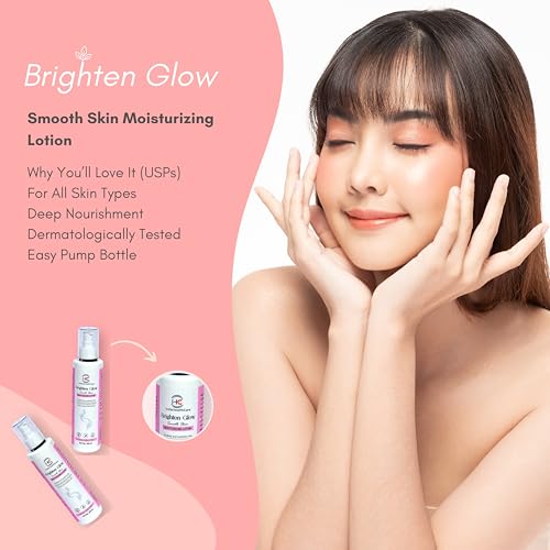 Image of Brighten Glow Smooth Skin Moisturising Cream for Daily Use | Softens Rough and Dry Skin | Improves Skin Elasticity | Hydrating and Protective Blend | Suitable for All Skin Types| With Essential Ceramides , Oatmral Extract , Apricot Oil & Almond Oil I 48 Hour Long-Lasting Moisturizer I