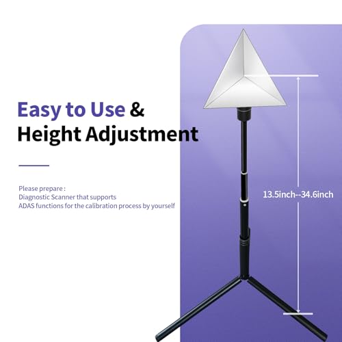Radar Aiming Corner Reflector Target ADAS Calibration Tool with Stand Vehicle Tool for Honda Toyota Mazda Kia Ford GM Hyundai