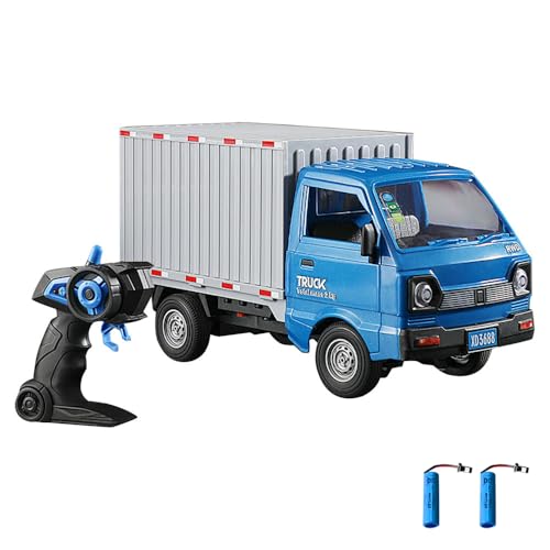 Kodbiby Camion telecomandato, 2.4GHz 1/16 Veicolo spruzzatore per Auto da Trasporto telecomandato Guida multidirezionale Auto telecomandata, Luce Brillante, Funzione Spray Scomparto Posteriore
