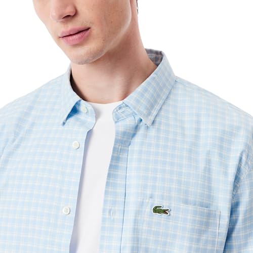 Lacoste Men's Core Collection Regular Fit Long Sleeve Checked Shirt2
