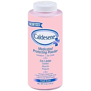Caldesene Medicated Protecting Powder | 5 Ounce | With Zinc Oxide & Cornstarch | Helps protect irritated, chafed skin…