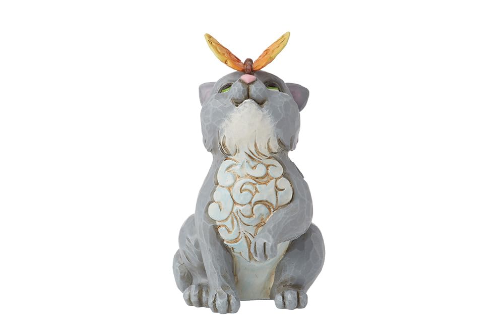 Enesco Heartwood Creek by Jim Shore - Figura de Gato Mariposa en la Nariz