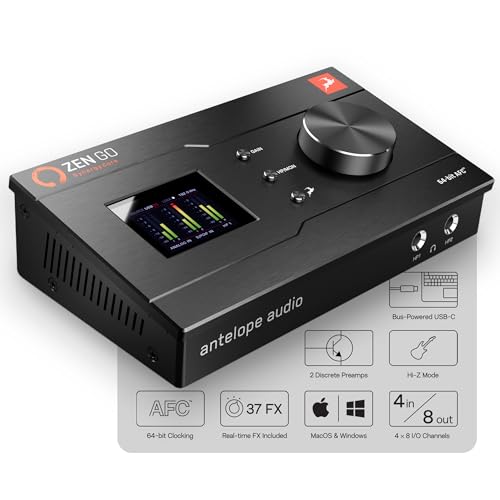 Image of Antelope Audio Zen Go Synergy Core 4x8 Bus-Powered USB-C Audio Interface with Onboard Real-Time Effects