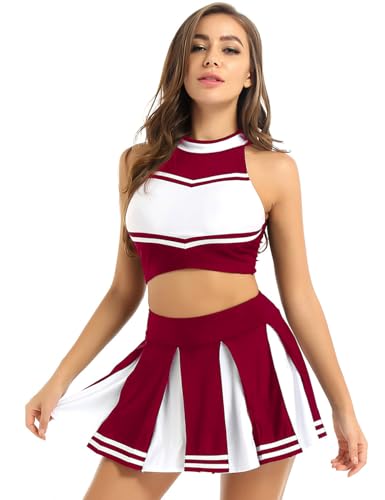 Costume de cheerleading pour fête de carnaval et soirée déguisée Halloween