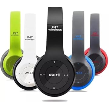 Fone de Ouvido Headphone. Sem Fio. Estéreo. Bluetooth. Wireless Micro Sd 5.0 Dobrável Com Microfone Regulável. (Azul)