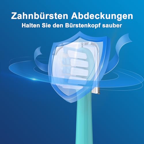 OddeKey Kids Ersatzbürsten Kompatibel mit Philips Sonicare Kids, Kariesprophylaxe, mini Ersatzbürsten für Kinder ab 3/7 Jahre, 8 Stück, Grün – Bild 8