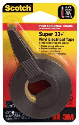 3M 194P 33 Vinyl Electrical Tape.5 x 200-In. - Quantity 24