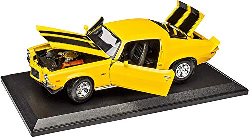 Maisto - 1/18 Scale Model Compatible with Chevrolet Camaro 1971 (Yellow), 11 Inches - Image 2