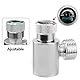 CHEVVY CO2 Zylinderadapter CO2 Zylinder CO2 Füllbehälter Druckminderer Selbst Gemachter Bierfassregler TR21-4 bis W21,8 Trapezgewinde Schnelladapter für CO2 Soda