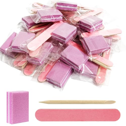 Disposable Manicure Kit (20 Pack Pink)