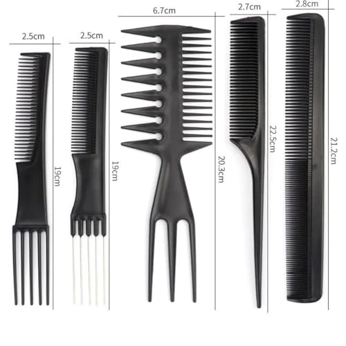 Set de 10 peines para peinado profesional miniatura 7