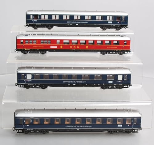 MARKLIN HO Deluxe Long Passengers Express DB Loreley Coachs Set 43209