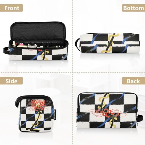 Bolsa de viaje y tapete resistente al calor para herramientas de cabello miniatura 5