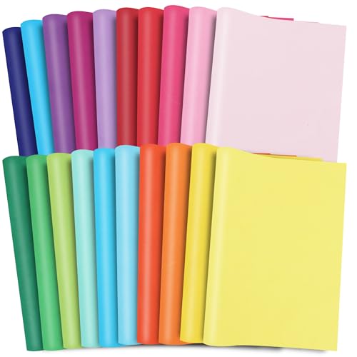 Image of BEISHIDA 100 Sheets Tissue Paper Bulk, 20 Colors 14 x 20 Inch Wrapping Tissue Paper for Gift Bags, Colored Tissue Paper Bulk for Packaging Birthday Wedding Graduation Party Flower Decoration