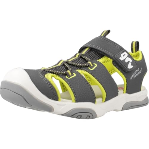 Sandales Garvalín Garçon 242860 en cuir bleu et souple pour enfants