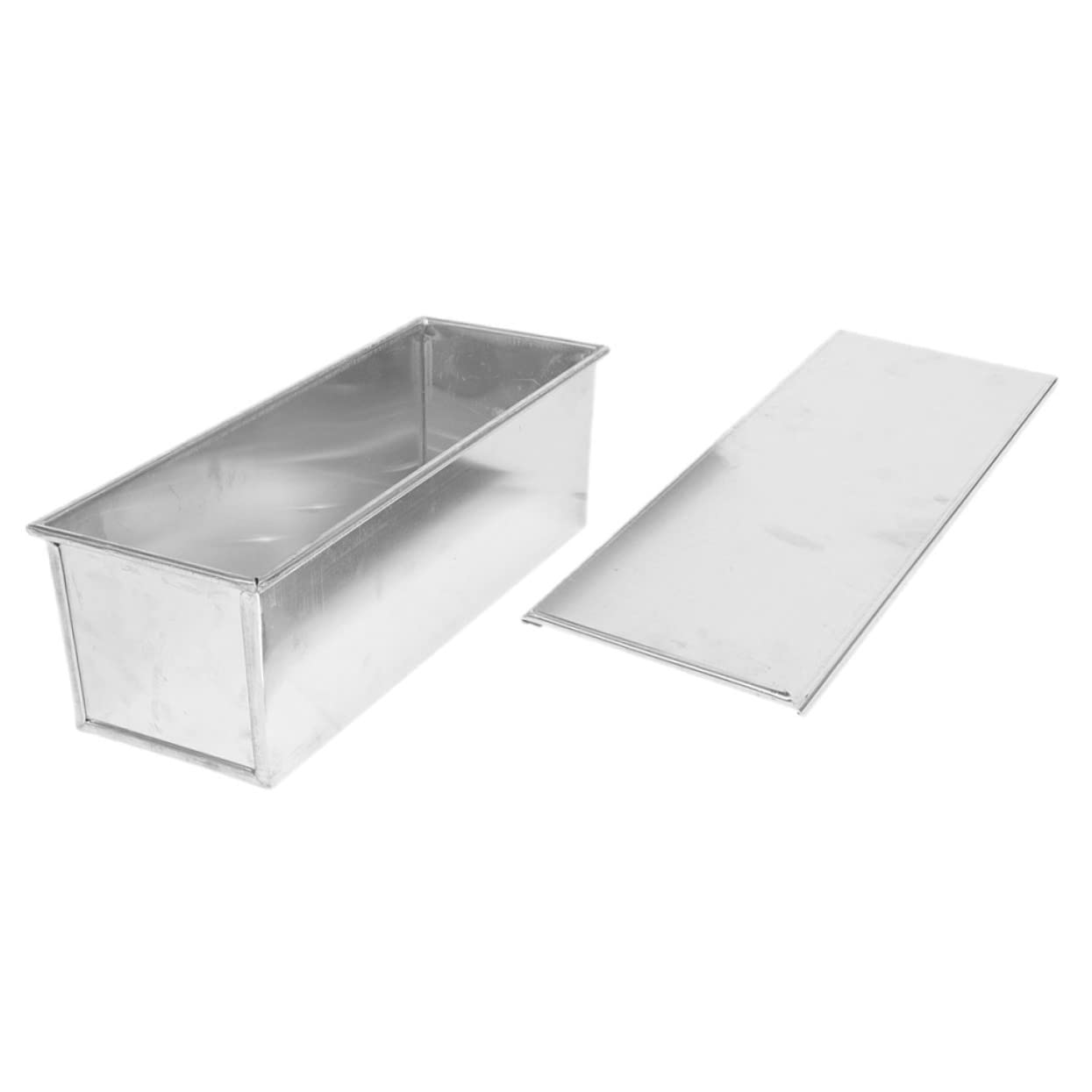 Ciieeo Metal Loaf Pan with Lid Non Stick Aluminium Alloy Toast Box Mold for Baking Bread Easy Release and Baking Pan for Family and Friends for Everyday Toast and Cake Making