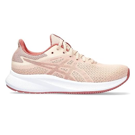 ASICS Tênis de corrida feminino de cano baixo, Damasco claro/granada clara, 36 BR