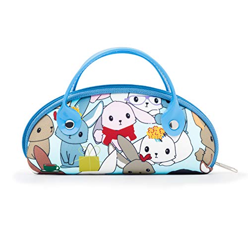 Image of Kids Glasses Case, Soft Eyeglass Case for Kids Various Pattern Cute Sunglasses Bag for Children Girls Boys