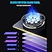 Burner Gas Cooker gas hob Built-in Gas Stove - Explosion-proof Tempered Glass Panel - NG/LPG Convertible Gas Stove Cooktop Hob - Non-slip Cast Iron Hob Rings - Compatible With All Cookware (A(5.0kw),L