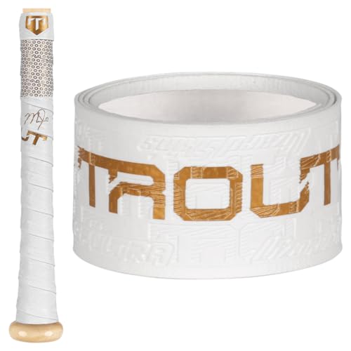 Lizard Skins DSP Ultra Mike Trout Baseball Bat Grip - 0.5mm 1.1mm – Next-Gen Durasoft Polymer Signature Series Bat Tape (Diamond, 0.5mm)