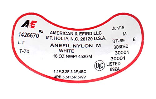 Hilo Nylon Bonded Tex 69 5000 Yards Blanco 1 Cono miniatura 3