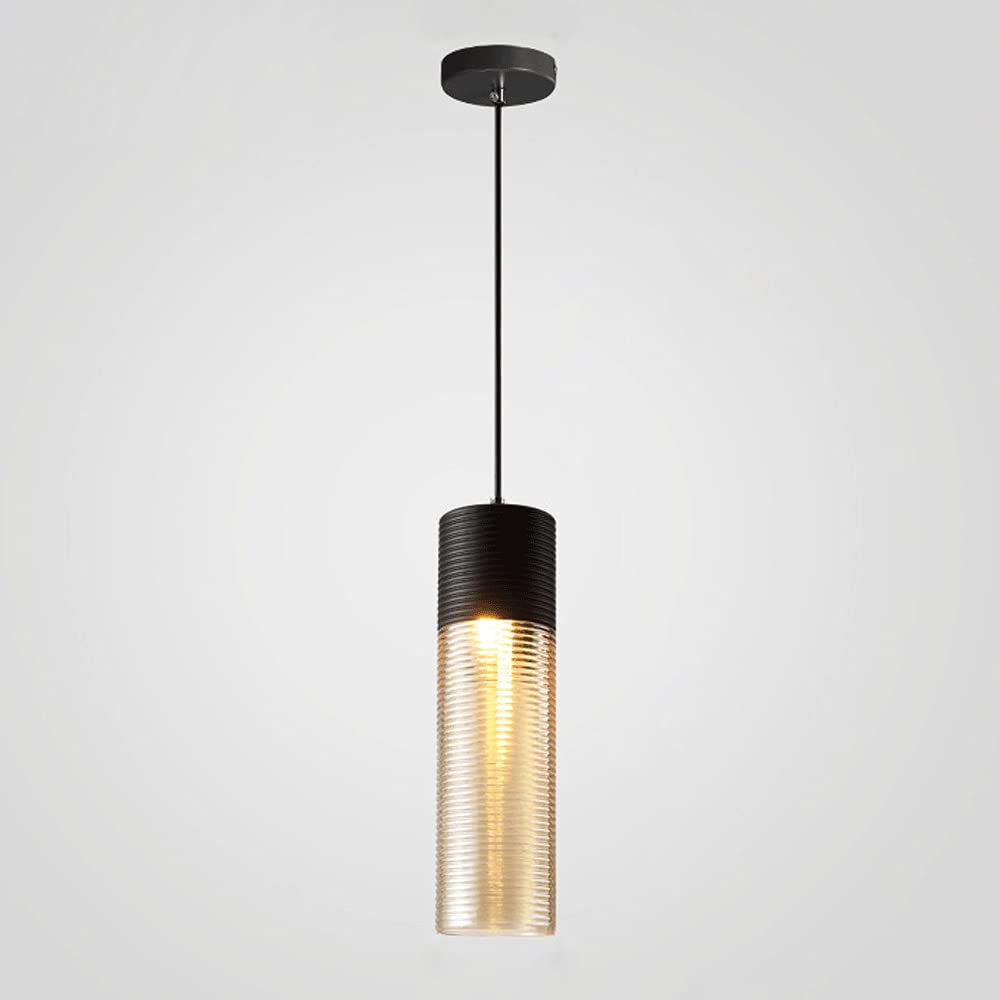 Lámpara colgante de techo vintage industrial vidrio para sala de estar